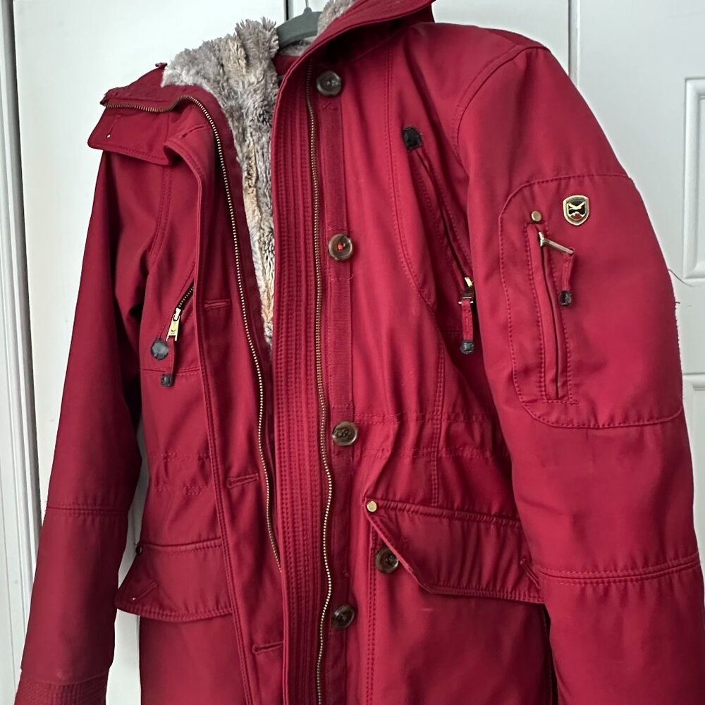 Red Winter Parka (1 Madison ) Size Small
